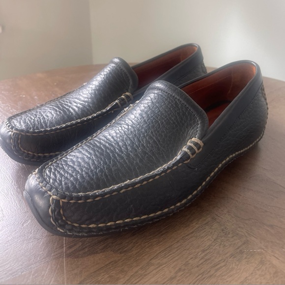 Trask Black Leather Loafers Sz 9-1/2M main image 8